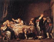 GREUZE, Jean-Baptiste The Punished Son dgs Spain oil painting reproduction